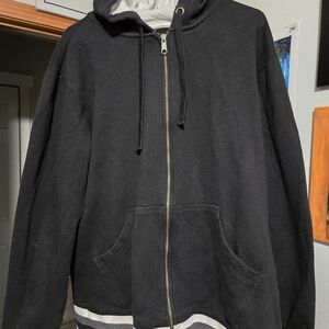 Black Men's Hoodie Sweater